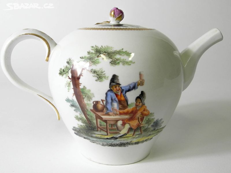 Konvička na čaj Gotha, 1782 - 1790