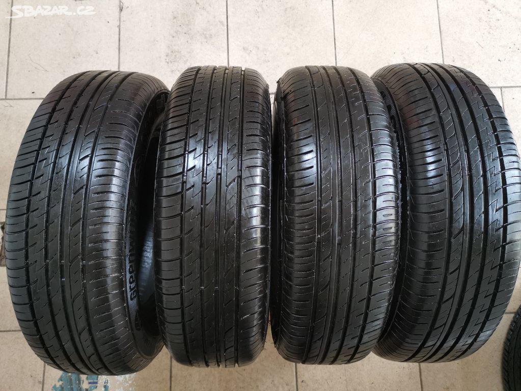 4 kusy zánovní letní pneu 185/70R14 88H