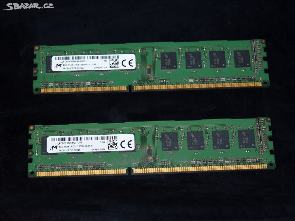 Paměť RAM do PC Micron DDR3 4GB 1600MHz CL11