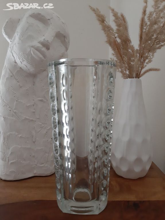Váza z lisovaného skla - Rudolf Jurnikl