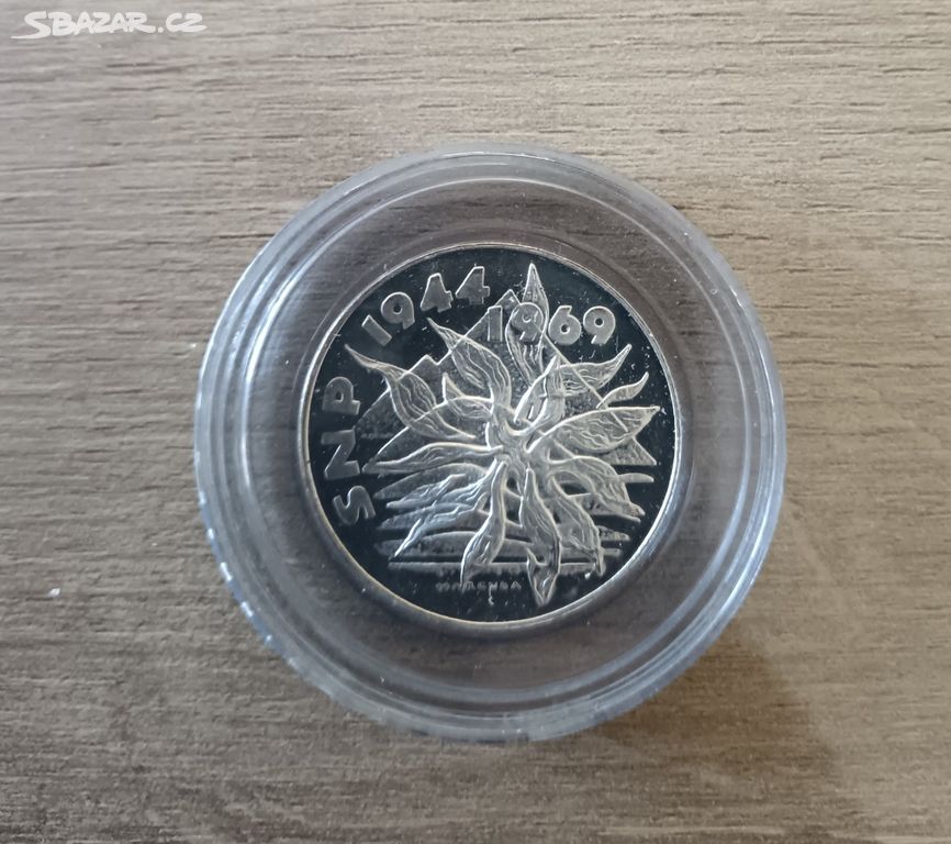 Pamětní mince Československo Plameny