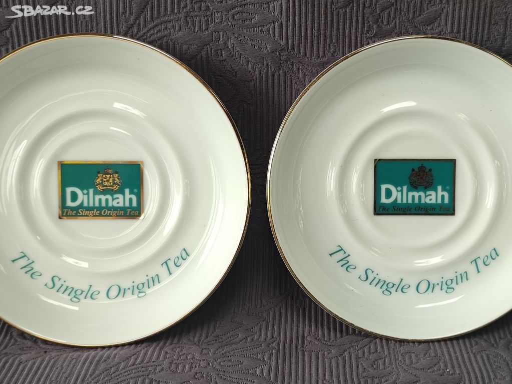 Talířek reklamní, čaj Dilmah, 2 ks