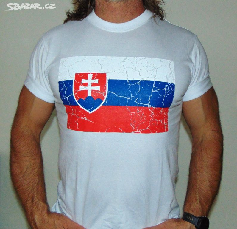 Tričko vlajka SLOVENSKO XL