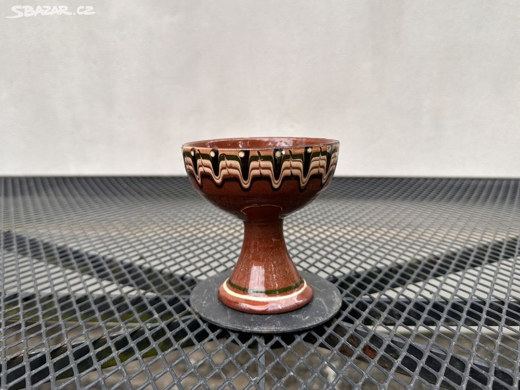 Stará retro keramická miska - Bulharsko