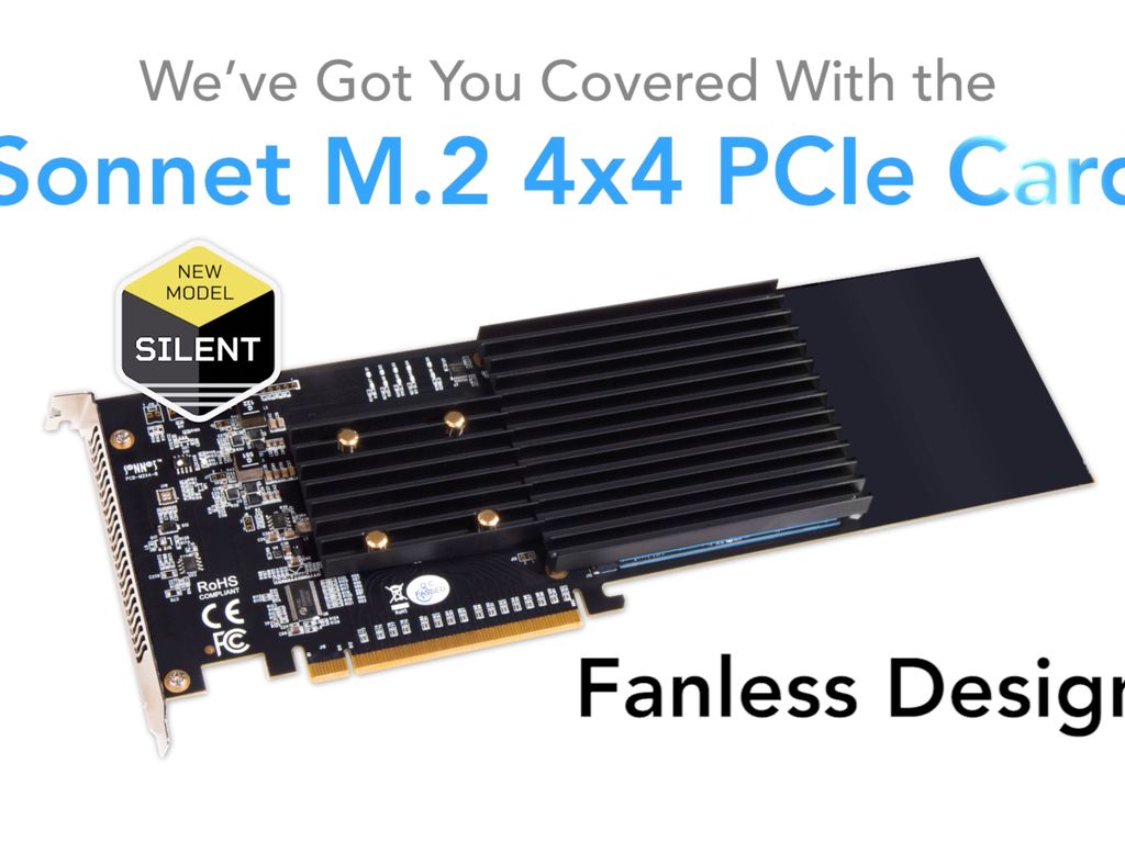 SoNNeT Fusion SSD M.2 4x4 PCIe Card [Silent]