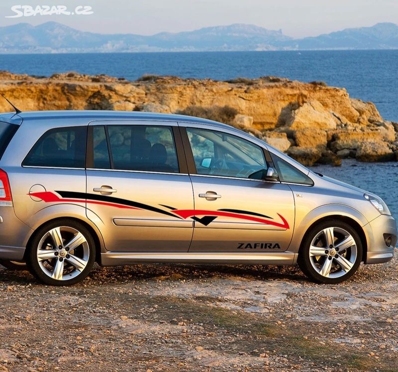 OPEL ZAFIRA / samolepky na karoserii