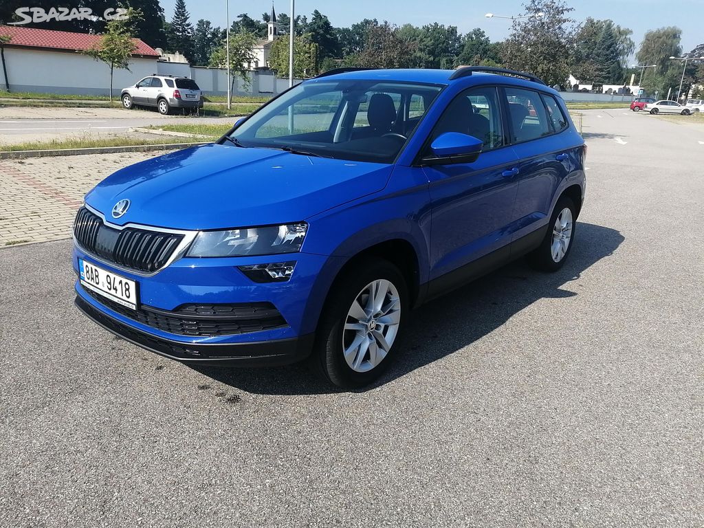 Karoq 1.6TDi,85kW,DSG,DPH,TAŽNÉ,ČR,1.Majitel