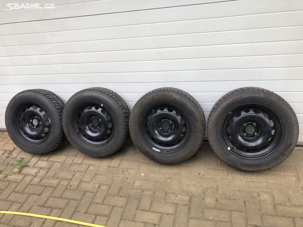 Zimní pneu 215 60 16 + disky 4x108 na PEUGEOT 3008