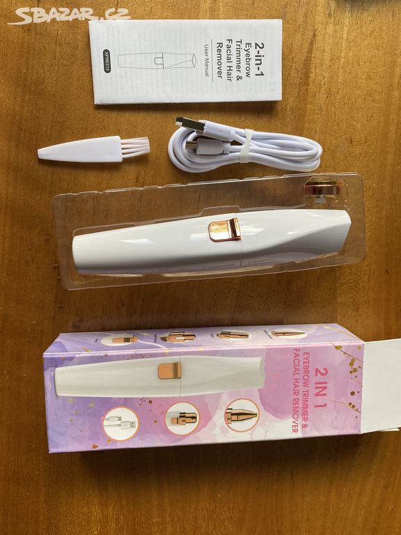 Epilator maličký Zastřihovač chloupků USB 2 v 1