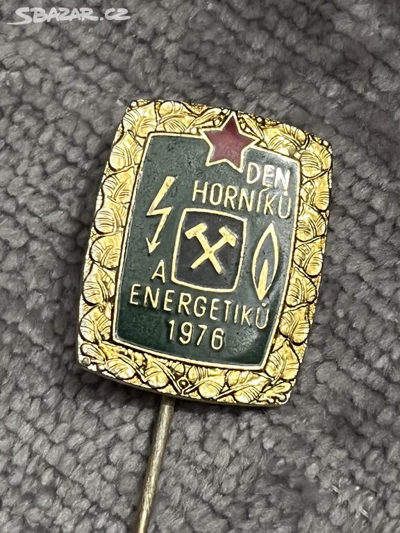 110 - odznak - Den Horníků a Energetiku 1976