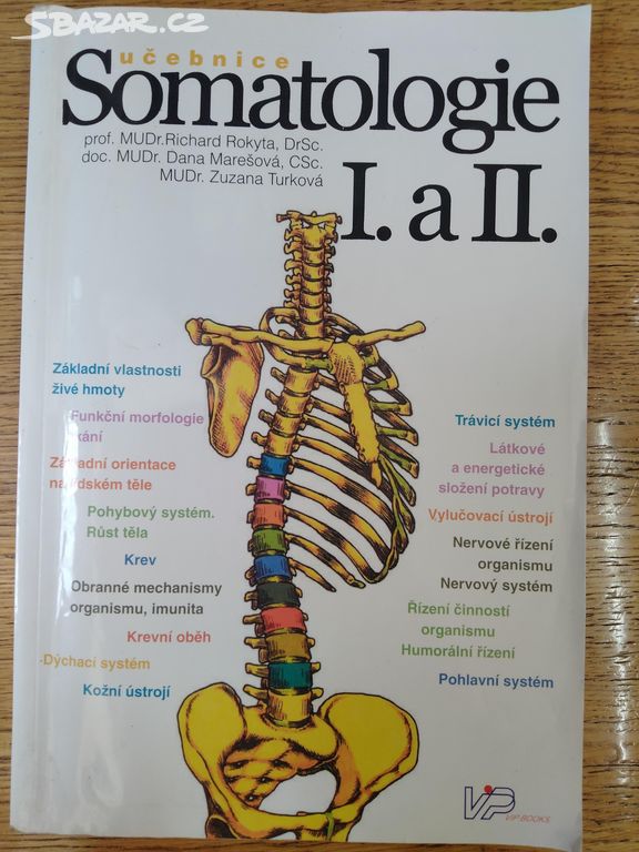 Somatologie I. a II. učebnice