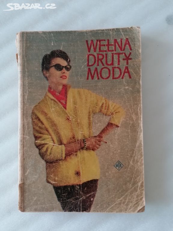 Welna druty moda, pletení retro Warszawa 1959