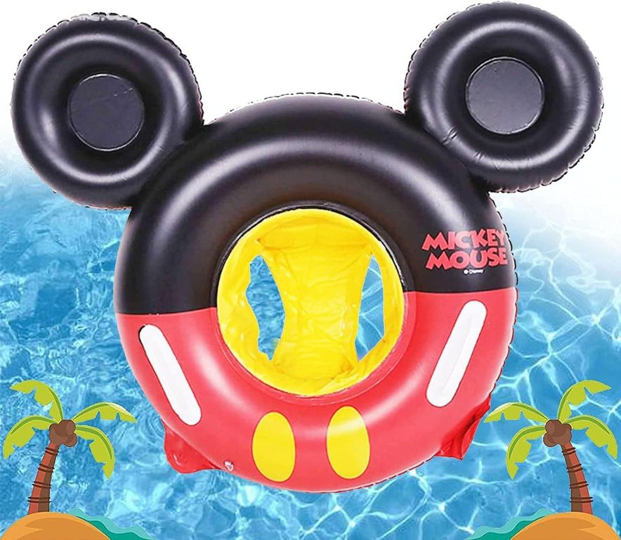 Nafukovací kruh pro plavání miminka Mickey Mouse