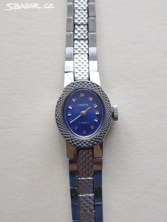 Chaika/Čajka retro náramkové hodinky USSR modré