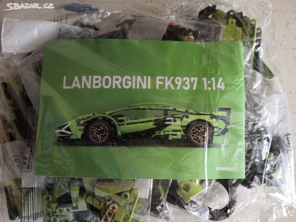 Stavebnice Lamborghini FK 937, kompatibilní s LEGO