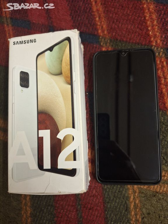 Samsung Galaxy A12 64GB ,bílý,zadní kryt
