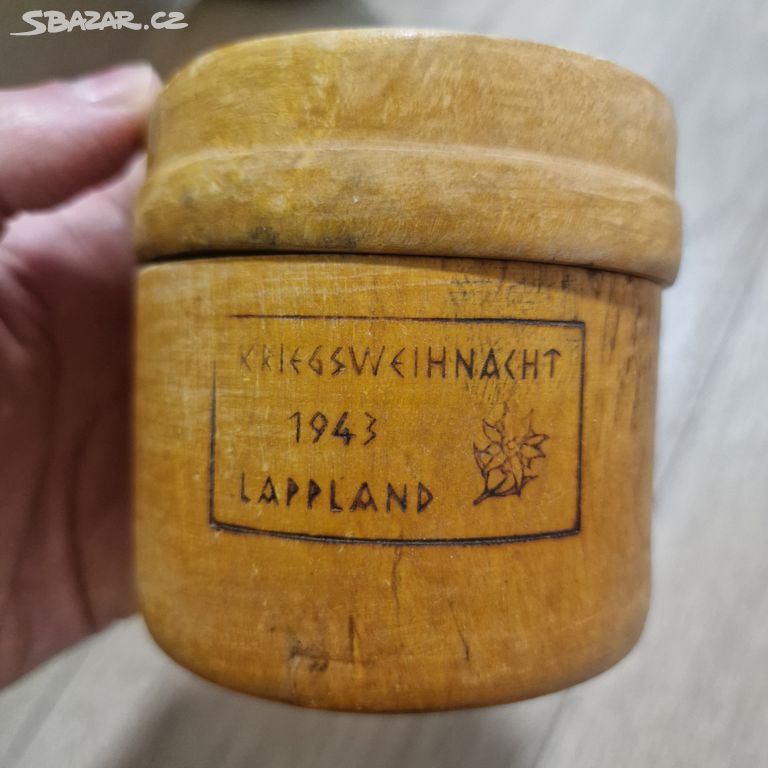 Krabička po horském myslivci - Lappland 1943