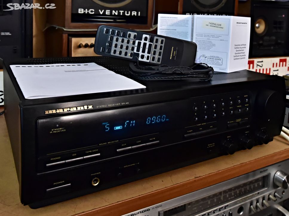 Marantz SR-45 krásný stereo receiver r. 1995