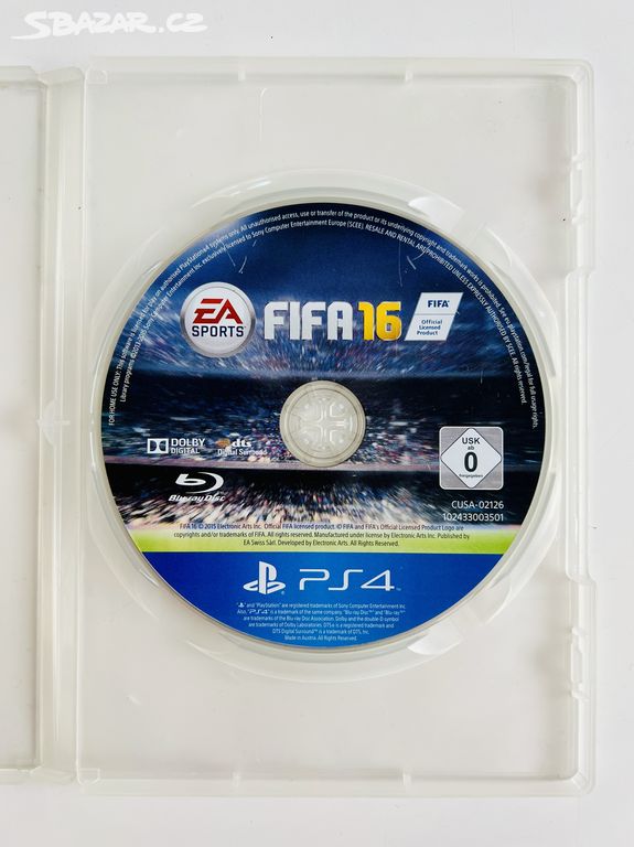 PlayStation 4 - PS4 - Hra FIFA 16 ( PC: 799kč )