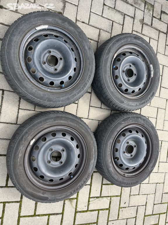 4x plechové kola 4x108 R14