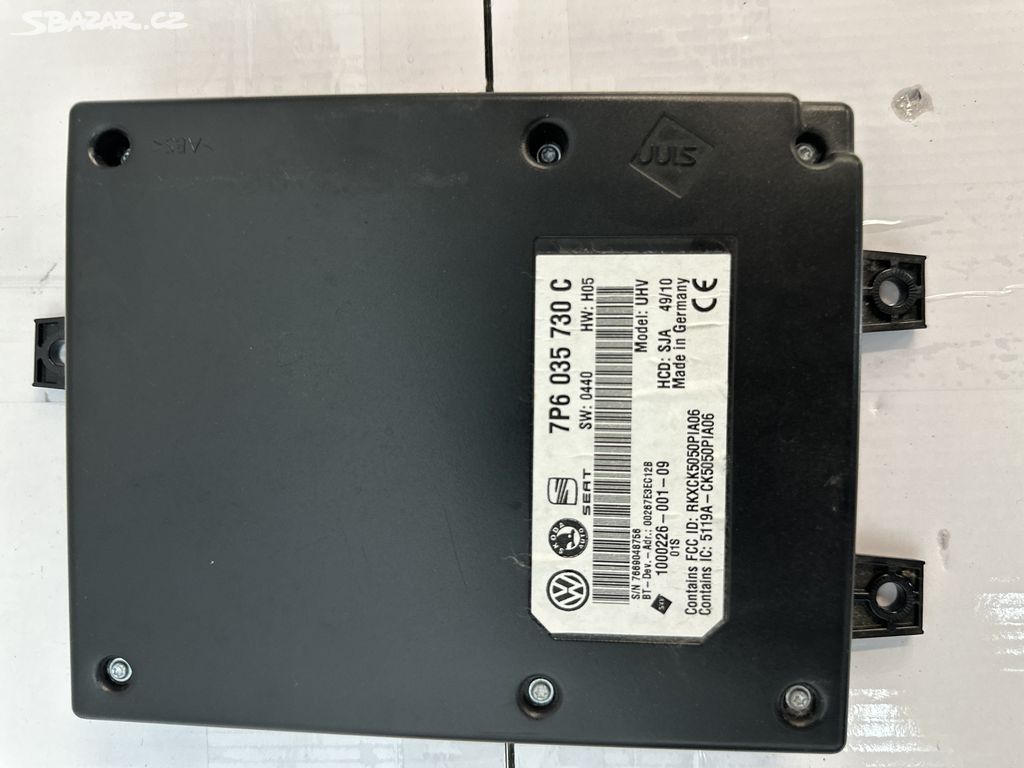 Bluetooth jednotka, 7P6 035 730 C, Škoda, VW, Seat