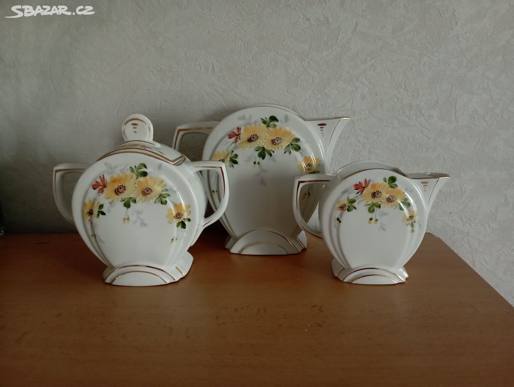 Starožitný český porcelán RHK Loučky