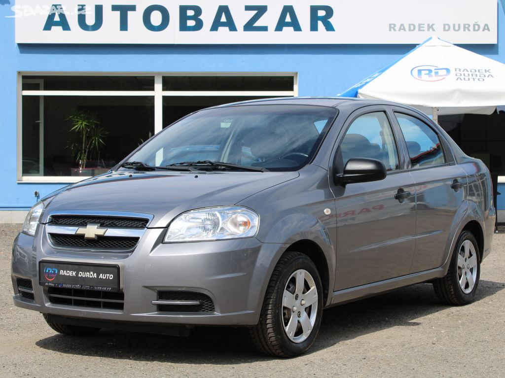 CHEVROLET AVEO 1,2 I NOVÉ V ČR,1.MAJITEL,2006