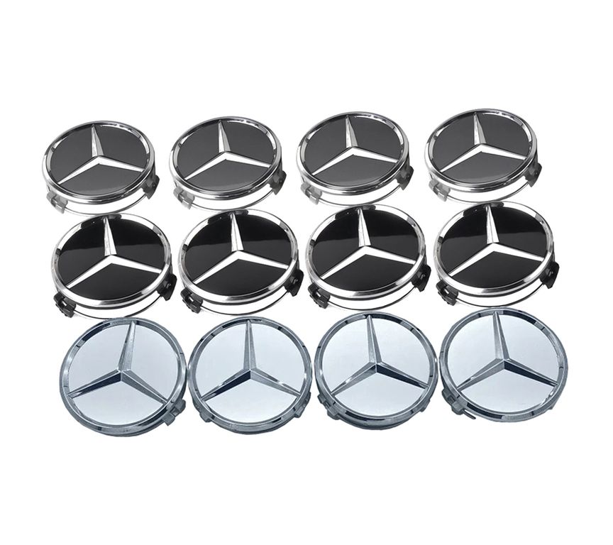 Mercedes-Benz / středové pokličky kol 75mm