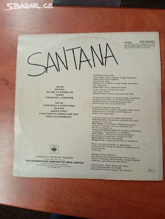 LP Santana musicians