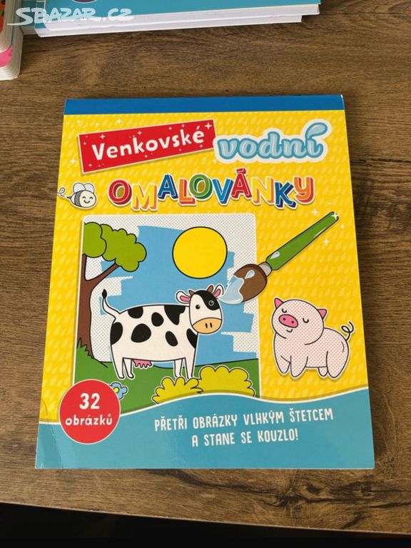 Nové dětské vodní omalovánky - zvířata