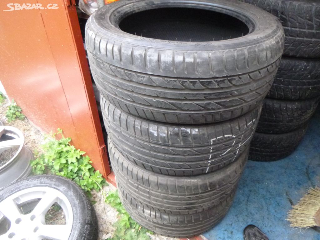 4x letní pneu 225/50 r17 (7 mm, 2021)