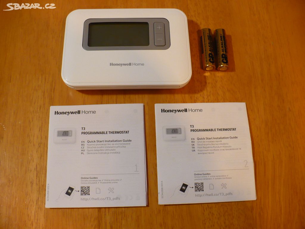 Termostat prostorový Honeywell T3 - digit. drátový