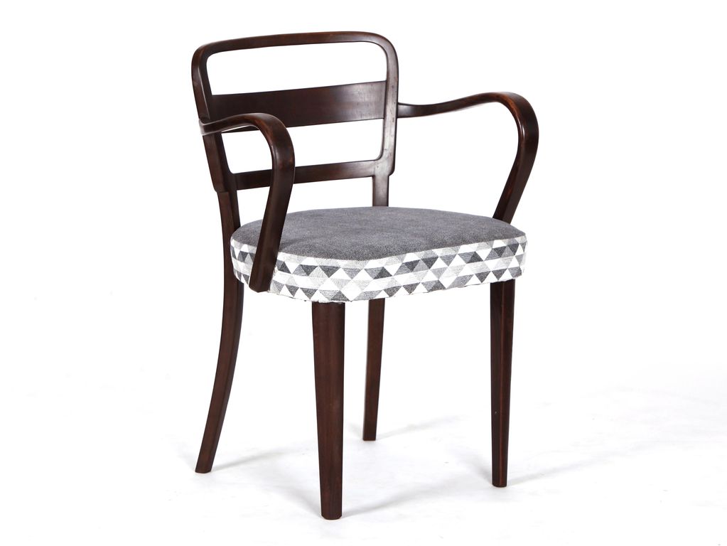 [ 4202 ] THONET, nově přečalouněná židle, 1940.