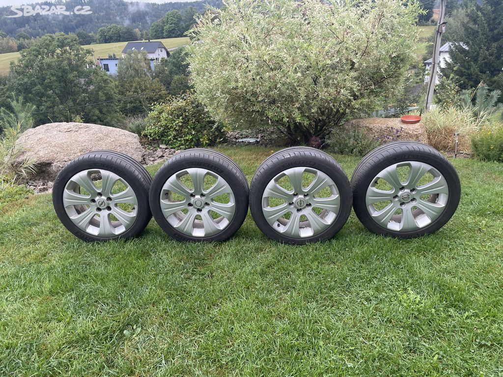 Prodám - Sadu Alu kol 5x110mm, ET39, R17, OPEL