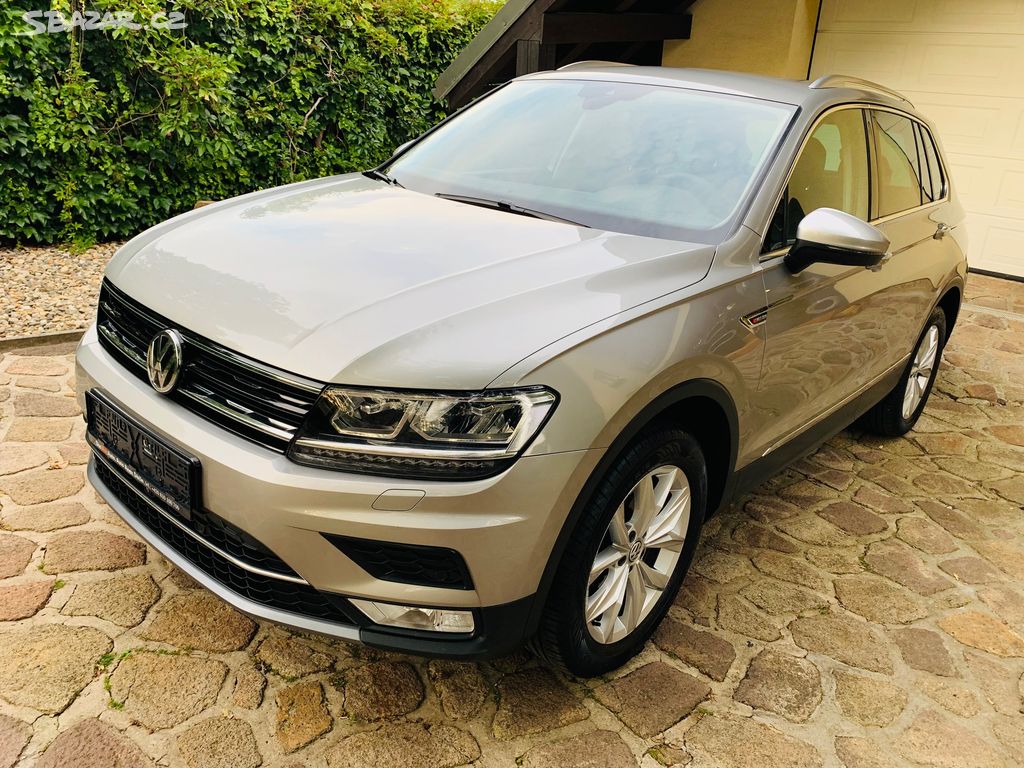 VW TIGUAN 2,0TDI 110kW 4X4 DSG -HIGHLINE- LED KŮŽE