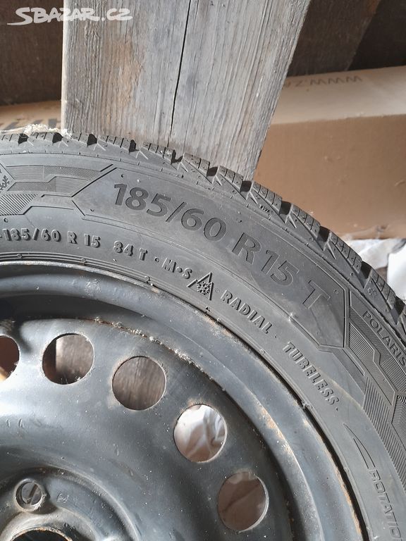 Zimní sada kol 185/60 R15 ....6jx15 H2 ET 49