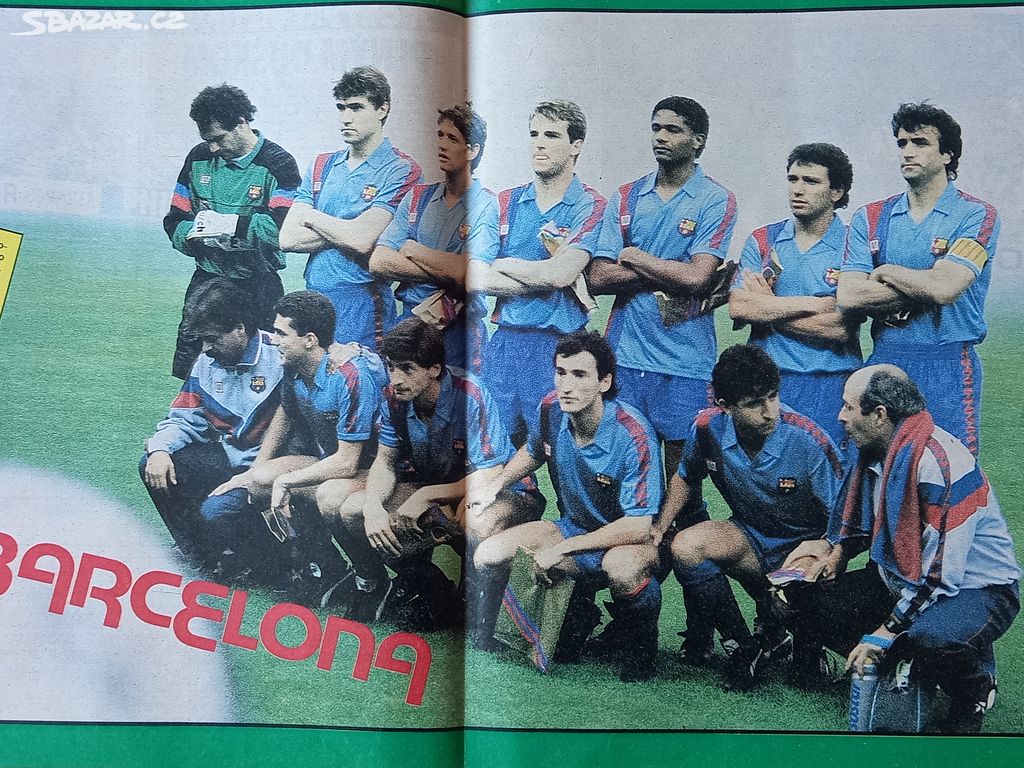 RETRO plakát FC BARCELONA 31x52 cm