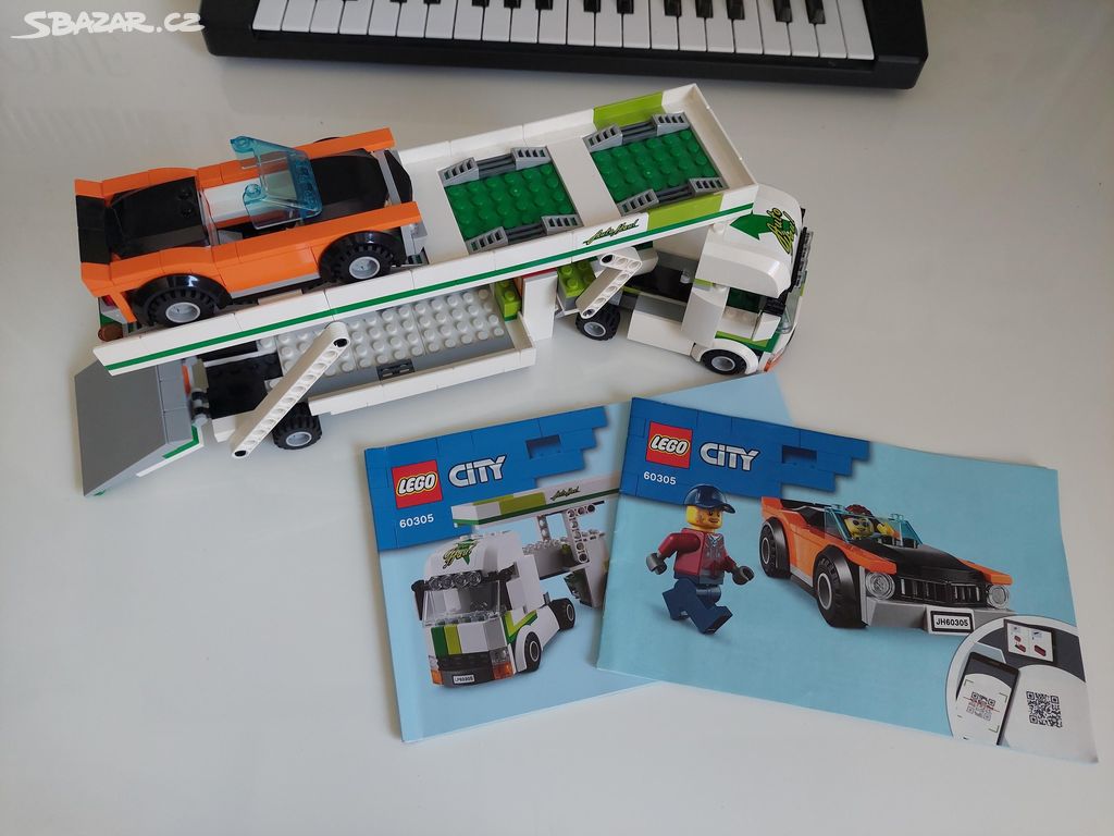 Lego City 60305 Kamion pro přepravu aut