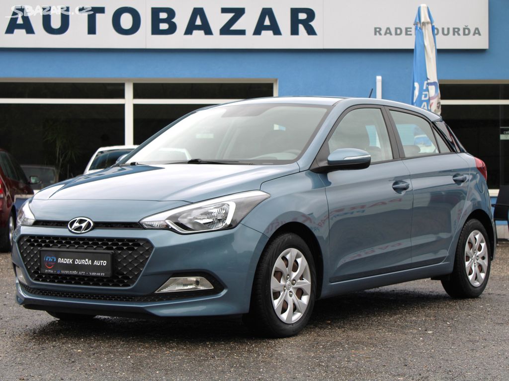 Hyundai i20 1,2 i NOVÉ V ČR,41.516.KM,2016