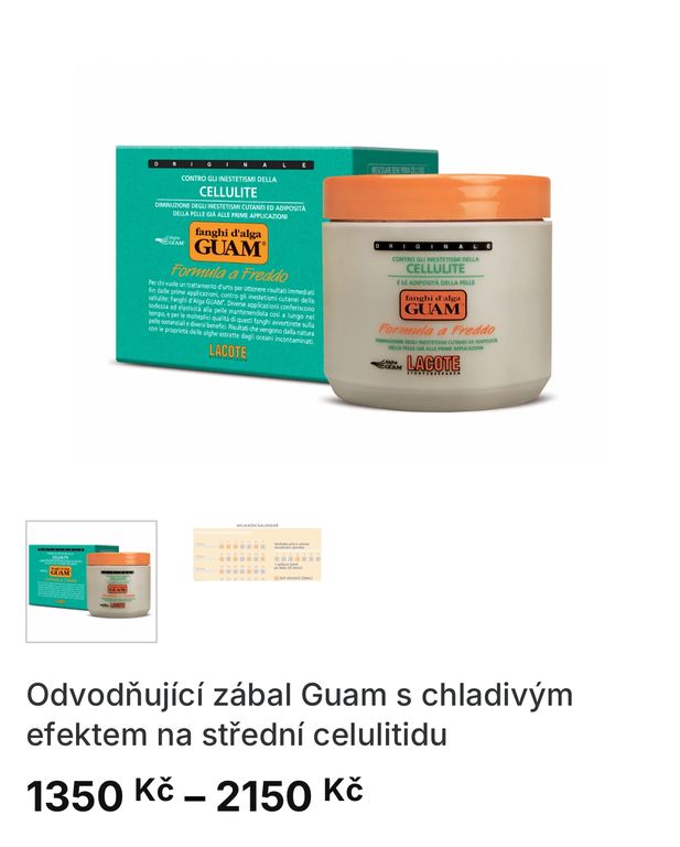 Odvodňující zábal Guam