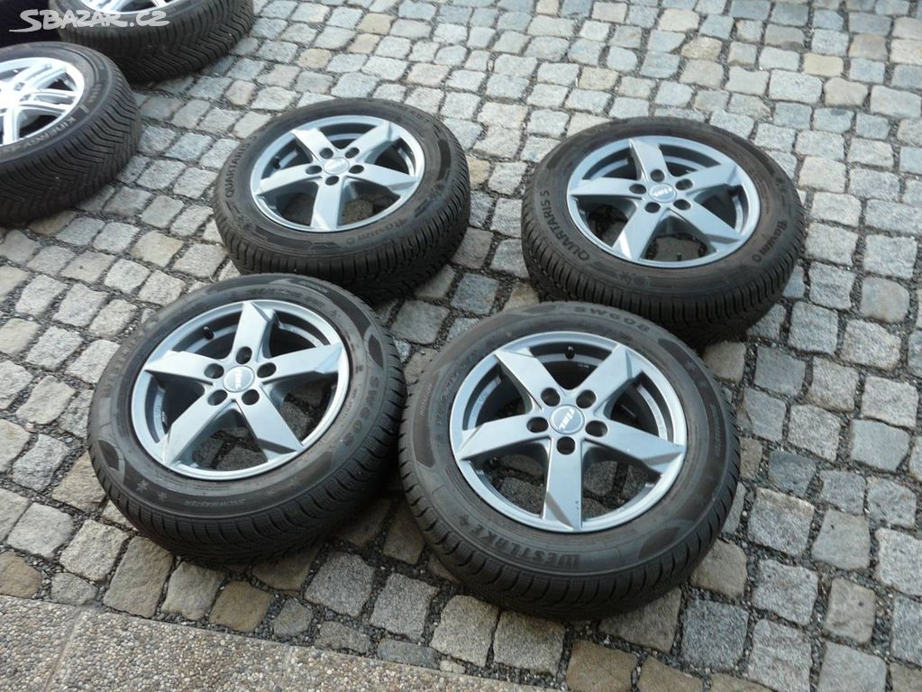 ALU KOLA + ZIMNÍ PNEU SEAT ŠKODA VW 185/65R15