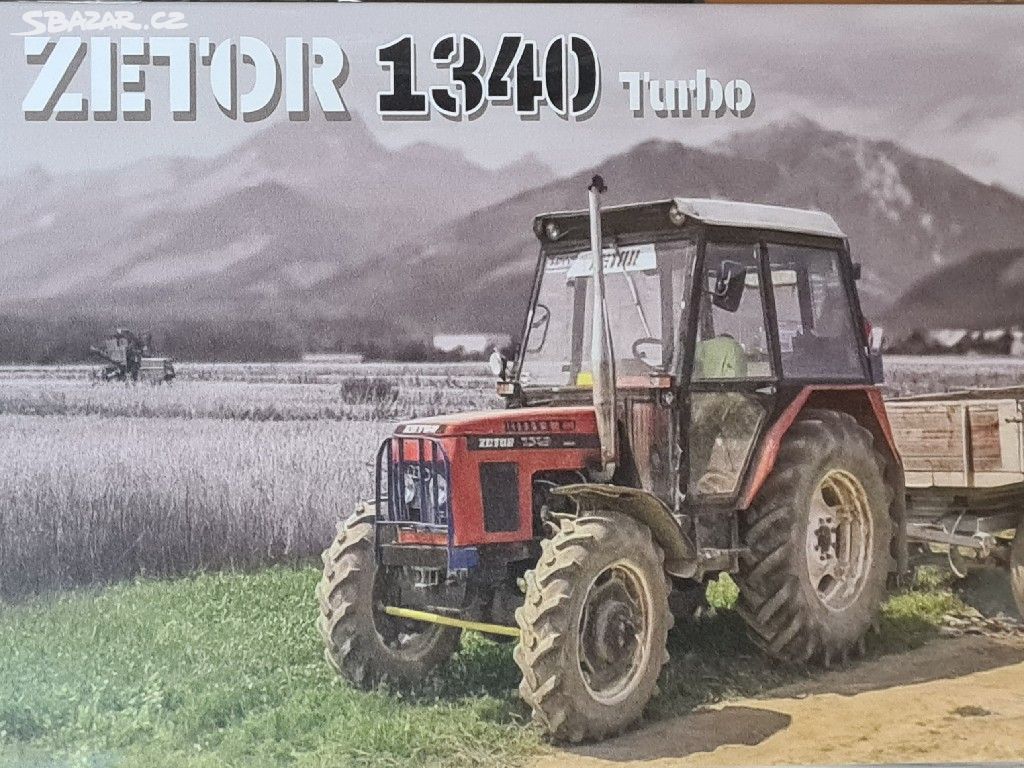 Plechová cedule ZETOR 1340