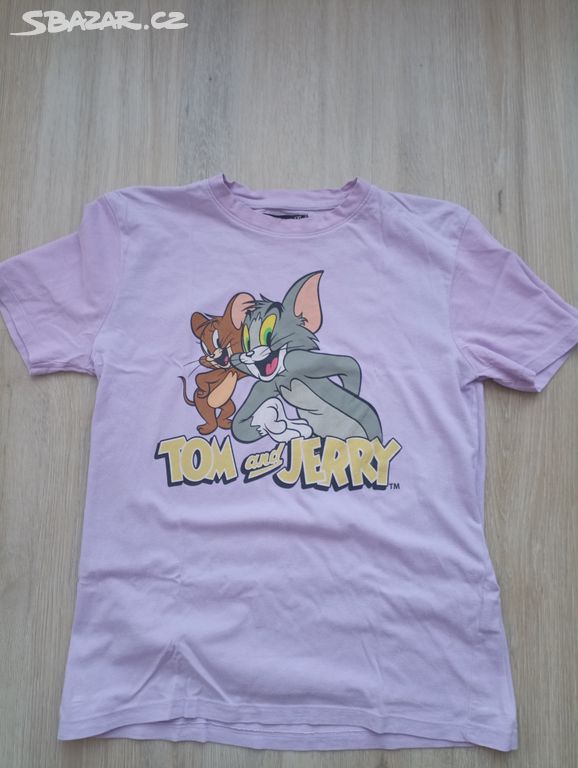 Fialové tričko Tom & Jerry, vel XXS