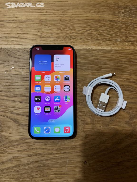 iPhone 12 128 Gb černý - téměř nový