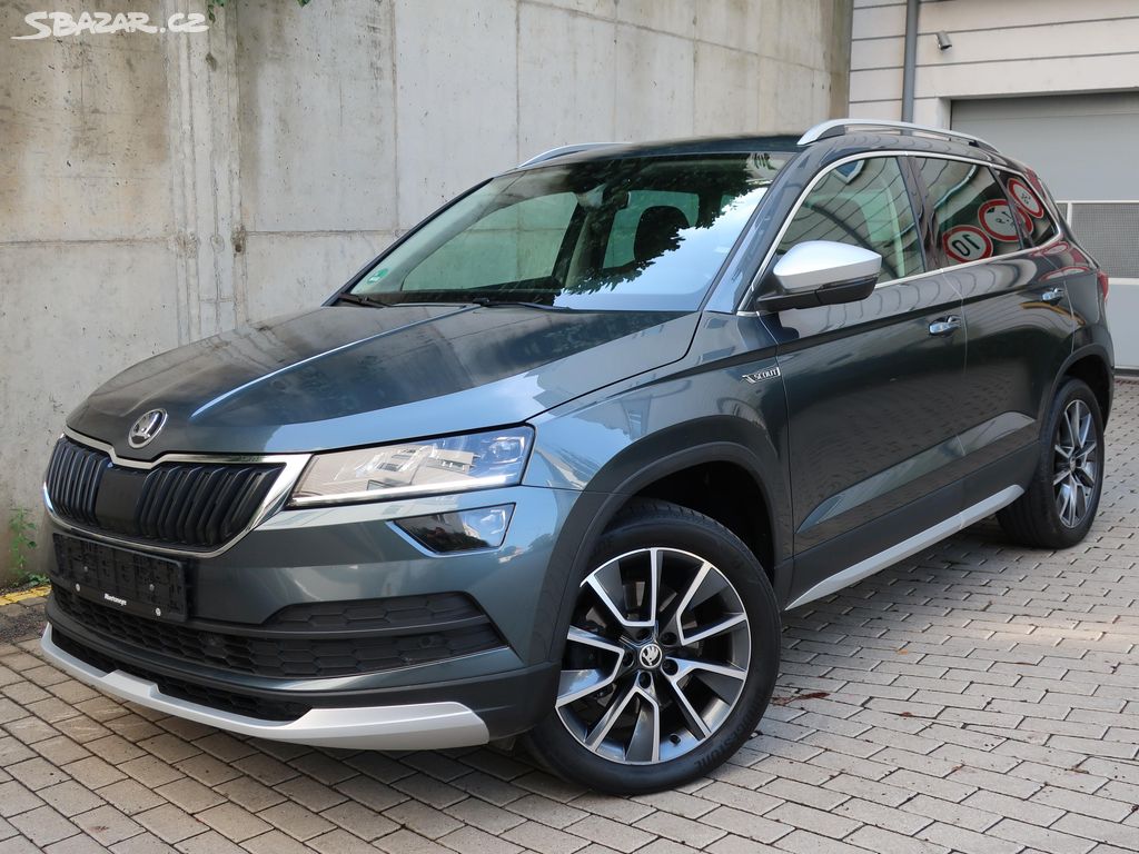 ŠKODA KAROQ SCOUT 4X4/2.0TDI/rv.2020/WEBASTO/TAŽNÉ