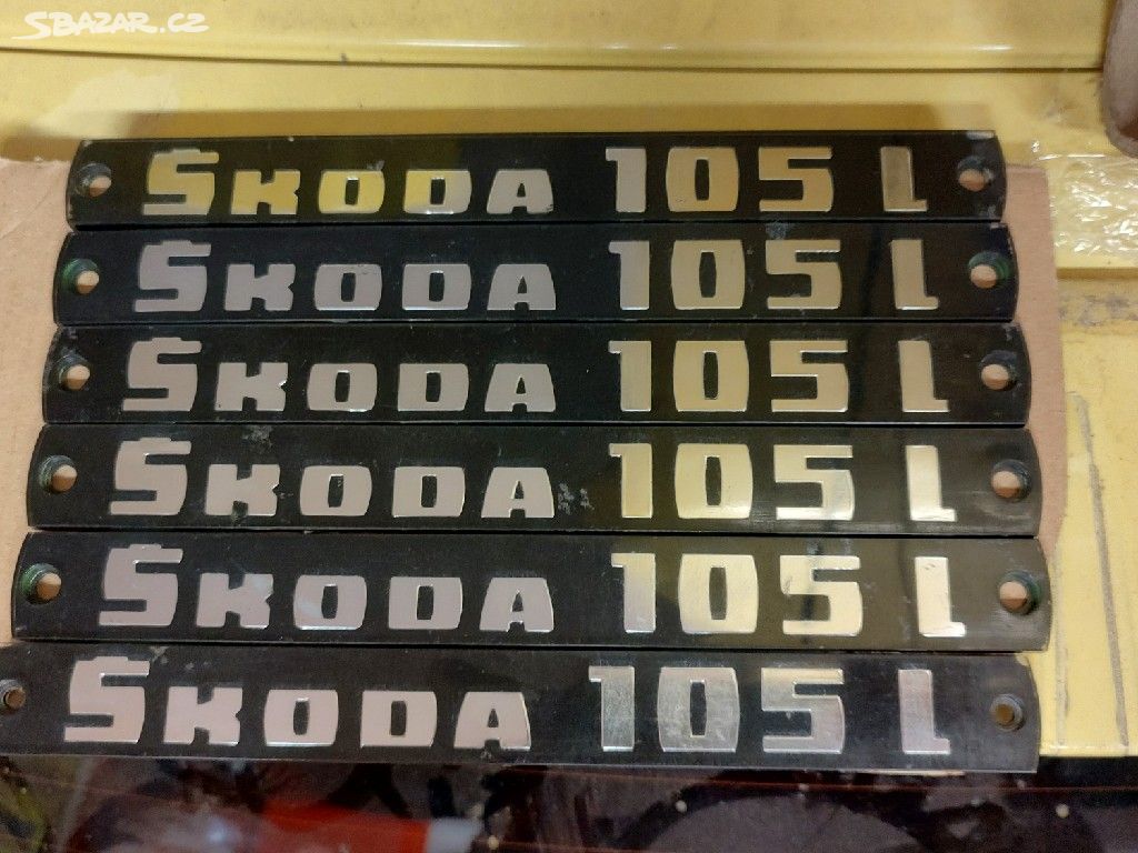 Odznaky škoda favorit, škoda 105L