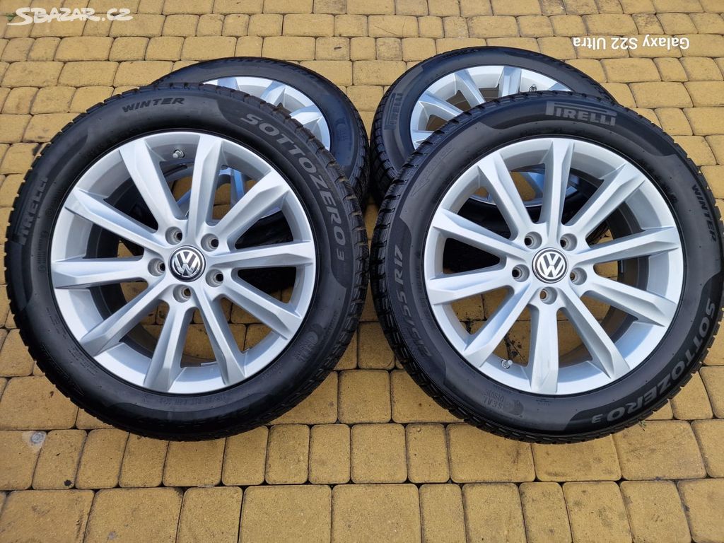 Alu kola zimní sada 5x112 17" Passat B8 215/55 17"