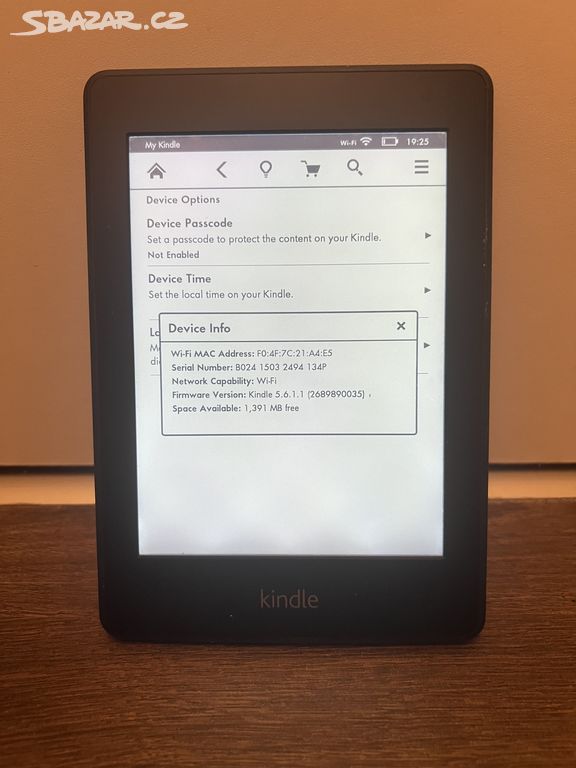 Čtečka Amazon Kindle Paperwhite 1. gen 2GB WiFi