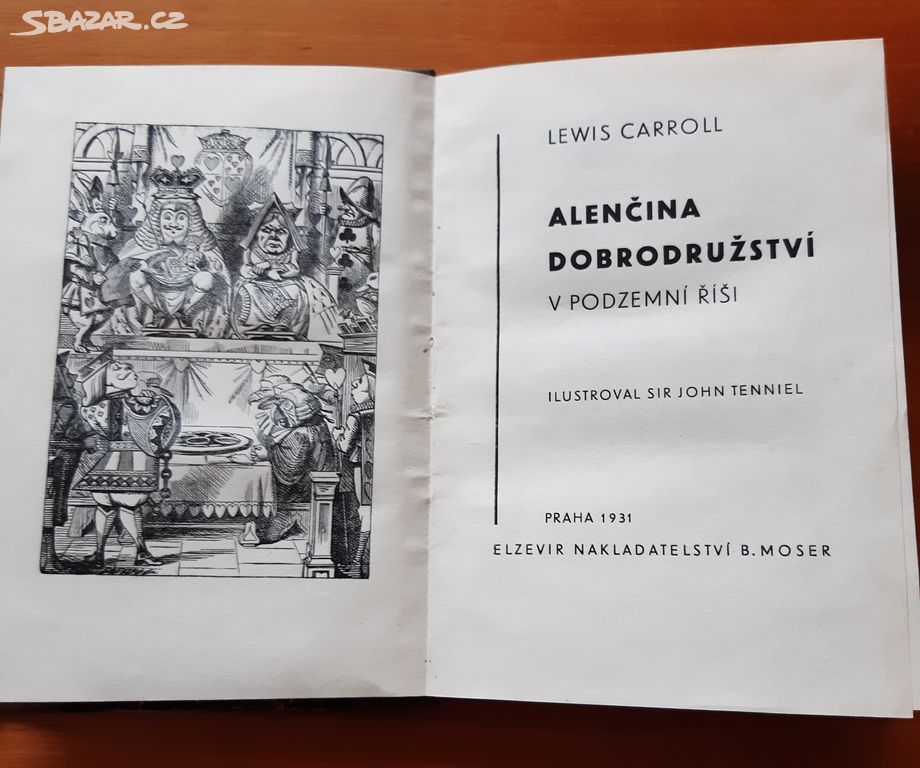 alenčina dobrodružství v podzemní říši, lewis 1931