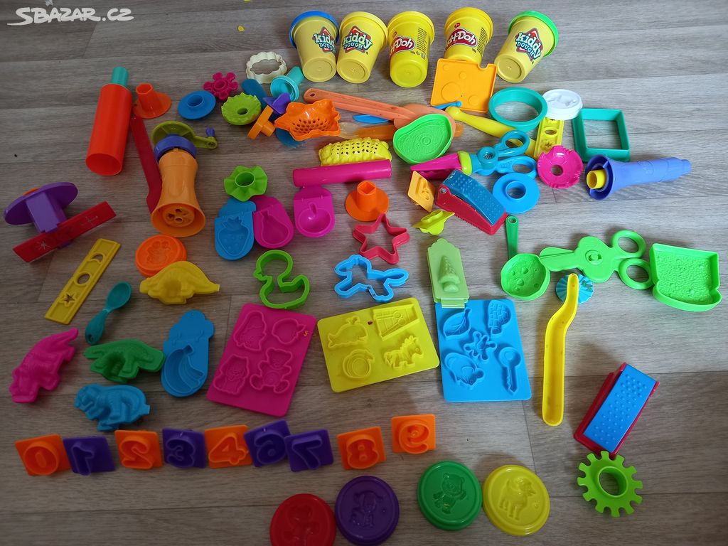 Play doh mix, plastelína, příslušenství, 50 kusů